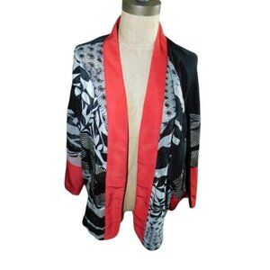Chico's Size L Large (2) Kimono Asian Style Jacket  Style  Travelers Top